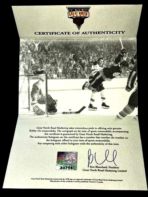 Certificate of Authenticity